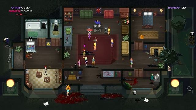 Party Hard | 1 уровень | Немое прохождение смотреть онлайн