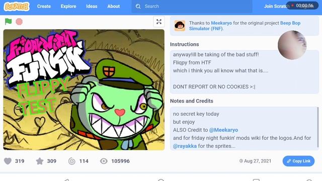 FNF Flippy Mod On Scratch Gameplay смотреть онлайн
