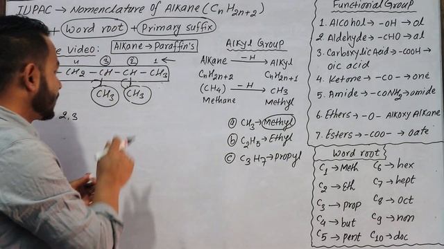 11 - Organic || Unit - 14 || IUPAC Nomenclature Of Alkane with Only Alkyl Group || For NEB || EP - смотреть онлайн