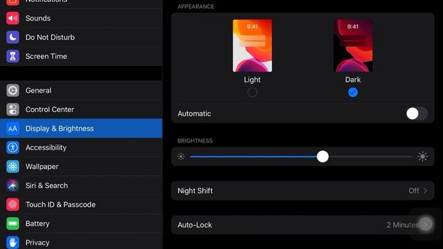How to put dark Theme on iPad for IOS 13 смотреть онлайн