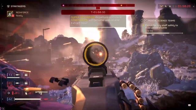 SEND REINFORCEMENTS PINNED BY AUTOMATONS - HELLDIVERS 2 смотреть онлайн