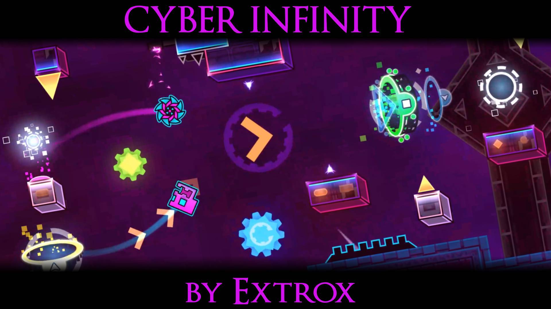 CYBER INFINITY by Extrox | Weekly Easy Demon смотреть онлайн