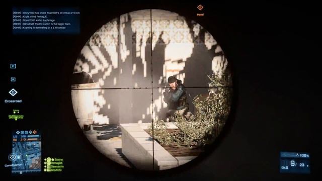 Best no scope EVER! - Battlefield 3 смотреть онлайн