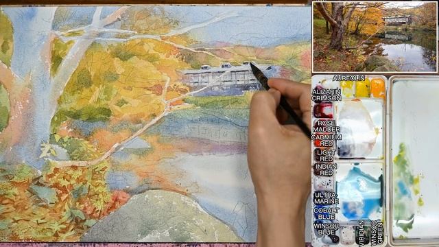 五葉沼秋色倒影水彩畫，為你展現美麗的自然風光！｜記得開ＣＣ字幕 смотреть онлайн