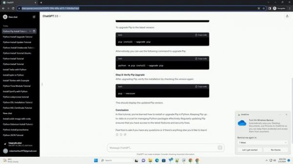 python install upgrade pip