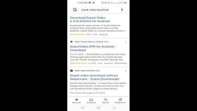 How to use snack video without any app in mobile gallery смотреть онлайн