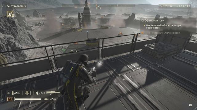 Helldivers 2 launch ICBM Medium Solo - PS5 4K HDR смотреть онлайн