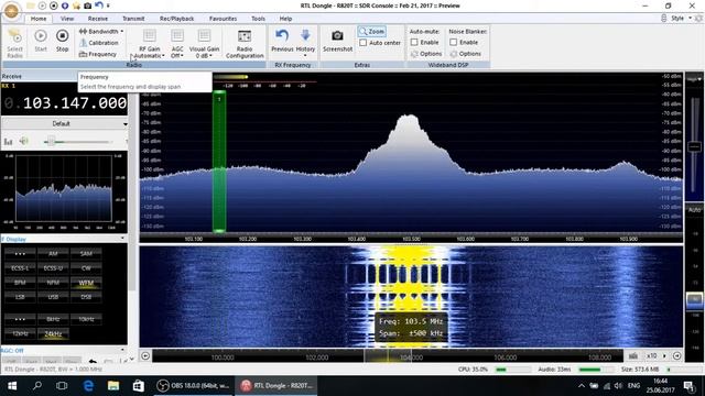 SDR Console play RTL Dongle смотреть онлайн