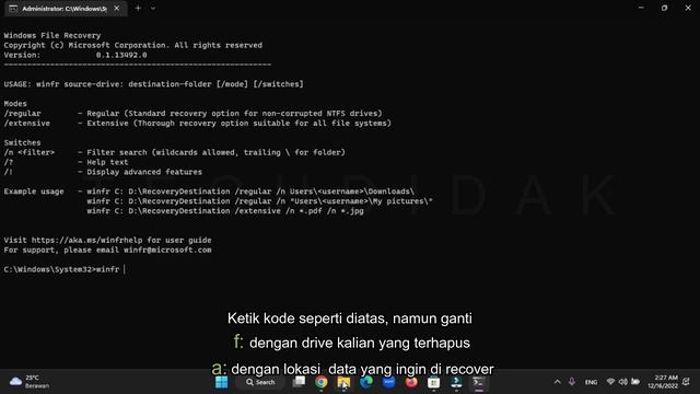 Recovery Data yang ke HAPUS PERMANEN dengan langsung di Windows GRATIS смотреть онлайн