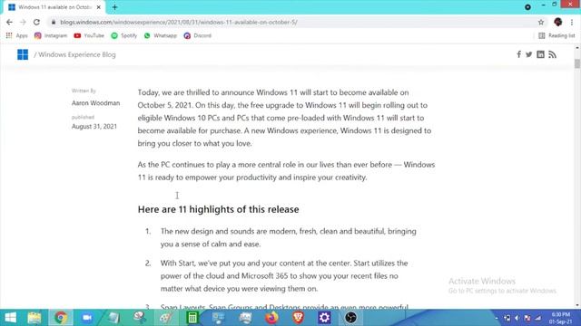 windows 11 release date | latest info смотреть онлайн