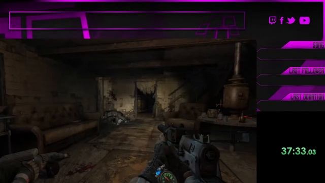 Metro Last Light Redux SpeedRun 100% #1 смотреть онлайн