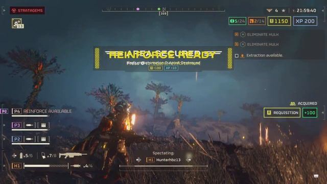 HELLDIVERS 2 - Hulk Hunting смотреть онлайн