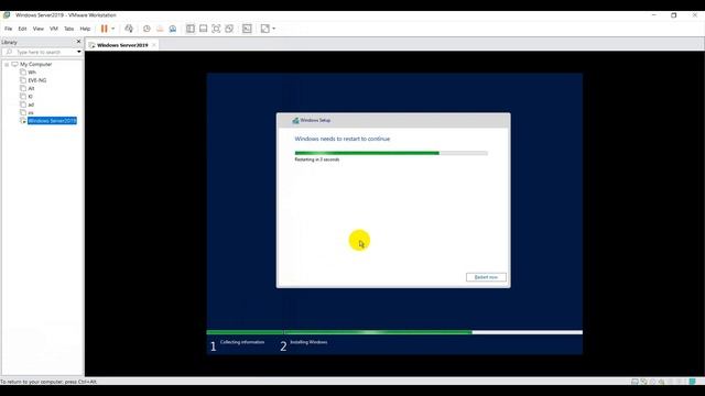 How To Install Windows Server 2019 On VMware Workstation смотреть онлайн
