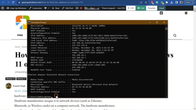 How to Check MAC Address (Physical Address) on Windows 10 | GearUpWindows смотреть онлайн