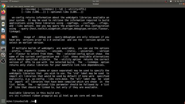 Building and Running Hello World wxWidgets 3.1.5 on Ubuntu Linux with CMake смотреть онлайн