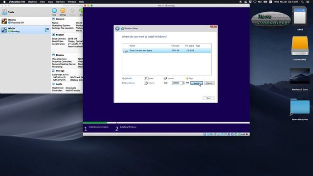 macOS Install Windows 10 in VM Freeware VirtualBox Demo смотреть онлайн