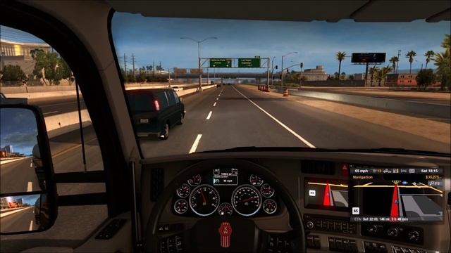 American Truck Simulator 1080 HD - Episode 13 (Elko to Barstow Done!) смотреть онлайн
