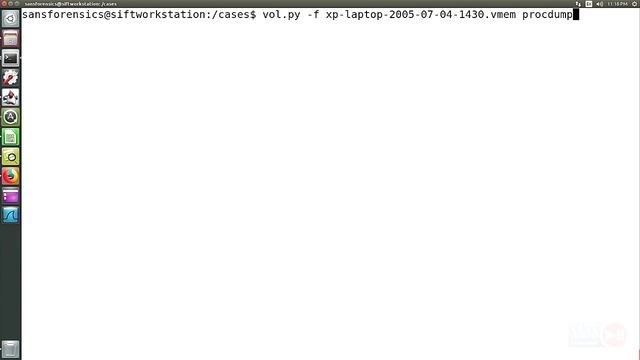 4.5 Extracting Process Memory смотреть онлайн