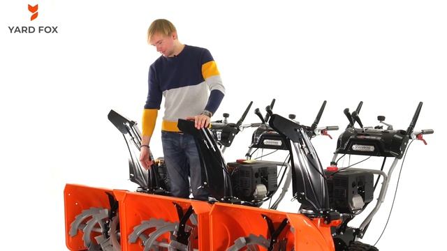 Обзор бензиновых снегоуборщиков YARD FOX 5640H, 6151E и 6654E. смотреть онлайн
