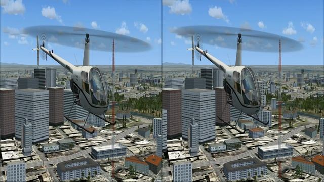 Microsoft Flight Simulator X VR Windows XP 004 Ati Radeon HD 6950 test Heli crashes смотреть онлайн