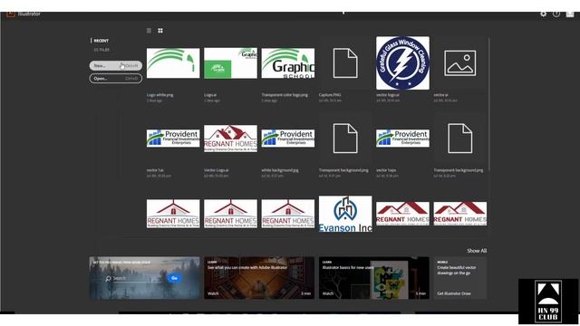 Adobe illustrator || Part:07 || Open Document as tab or window смотреть онлайн