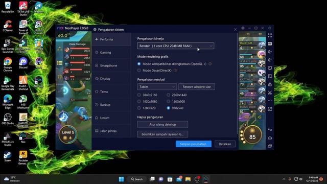 Cara main mobile legends di Pc / Laptop Kentang tanpa lag dengan menggunakan NOX player 2022 #games смотреть онлайн