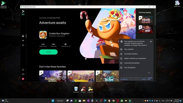 Install Google Play Games on Windows смотреть онлайн