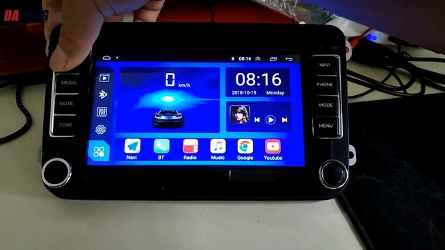 Datong Tecnology Android 9 9212B XY AUTO for Volkswagen 7'' universal with button new ui design смотреть онлайн