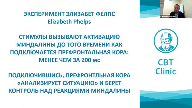 Мышление и жизнестойкость 21.09. Каменюкин А.Г. | CBT Clinic смотреть онлайн