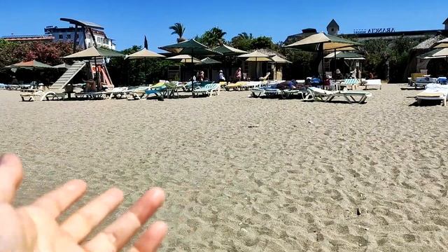 MC Arancia Resort 5* Konaklı July 2023 Beach Overview Обзор пляжа