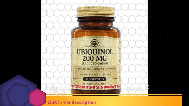 Solgar, Ubiquinol (Reduced CoQ10), 200 Mg, 30 Softgels