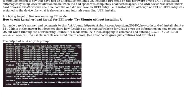 How to point grub to usable EFI vmlinuz files.? смотреть онлайн