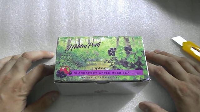 Посылка из Великобритании №2. Lipton BlackBerry Apple Herb tea & Lipton Cinnamon Apple Herb tea. смотреть онлайн