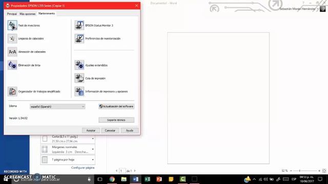 ¿Cómo limpiar cabezales/inyectores de impresora EPSON L355? смотреть онлайн