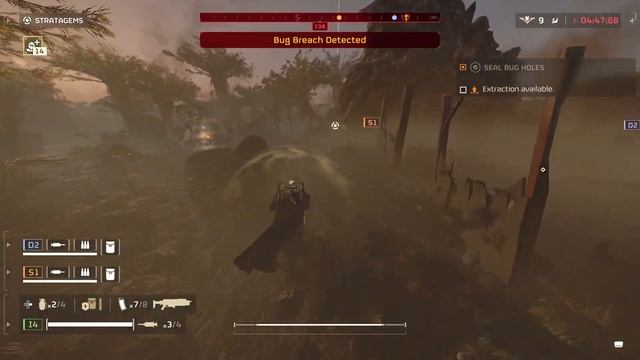 Mech Suit in Helldivers 2! смотреть онлайн