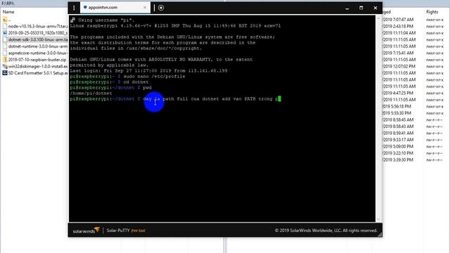 Setup NET Core in Raspbian смотреть онлайн