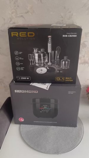 Покупки техники для кухни / обзор блендера RED SOLUTION RHB-CB2988