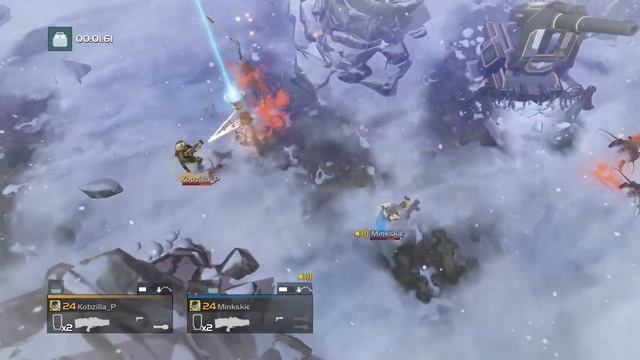 ให้พี่เดินสะดวกเถอะ | Helldivers смотреть онлайн