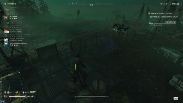 Helldivers 2 Charger kill with drop смотреть онлайн