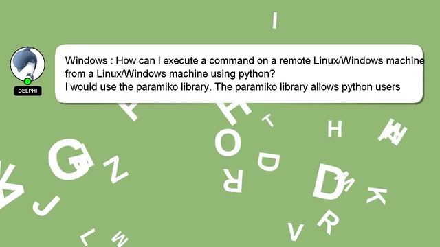 Windows : How can I execute a command on a remote Linux/Windows machine from a Linux/Windows machin смотреть онлайн