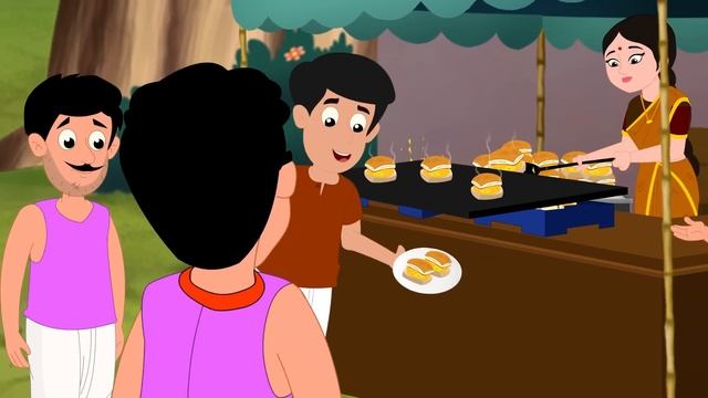 वड़ा पाव वाला | Hindi Kahani | Moral Stories | Bedtime Stories | Hindi Kahaniyan | Fairy tales смотреть онлайн