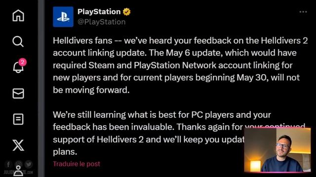 PlayStation CRAQUE devant la COLÈRE des joueurs 🔥 Helldivers 2 смотреть онлайн