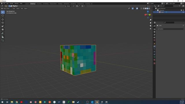 Making a Minecraft Mob in Blender Part 1 - Modeling and Texturing смотреть онлайн