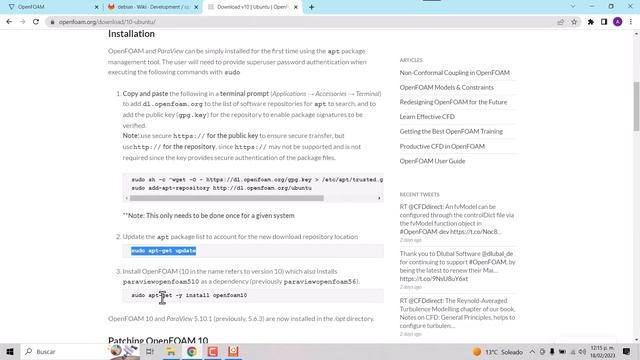 Instalación de OpenFOAM en Windows 10 2023 Español смотреть онлайн