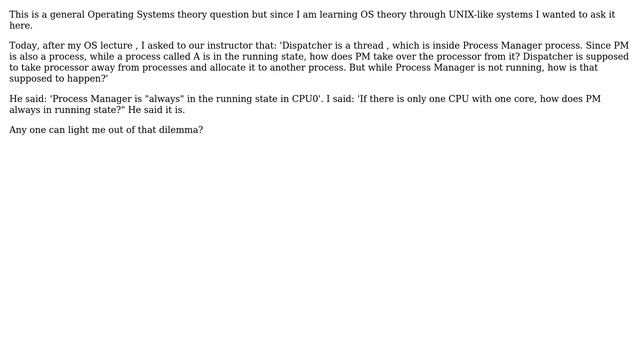 Unix & Linux: How does dispatcher work? смотреть онлайн