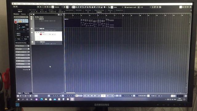 Запись и конвертация MIDI дорожек в AUDIO при помощи Yamaha MODX