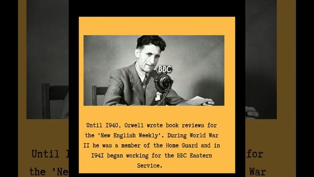 Eric Arthur Blair aka George Orwell ~A Short Biography |Animal Farm |1984 |Literature is My Utopia смотреть онлайн