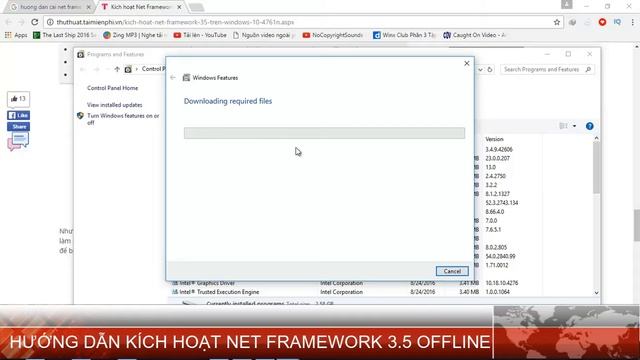 Kich hoat NET Framework 3 5 offline смотреть онлайн