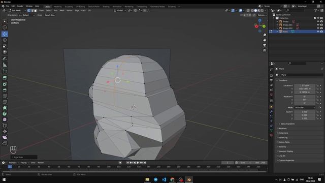 Modeling "Helldivers 2" helmet in Blender | video tutorial for beginers, fast modeling смотреть онлайн