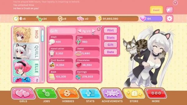 Crush Crush Gameplay No Commentary